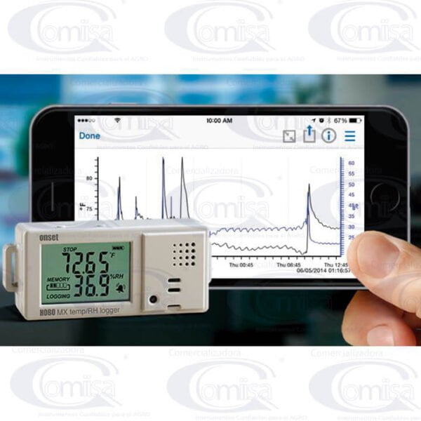 HOBO MX Temperatura/Humedad Relativa DataLogger Bluetooth - Imagen 3