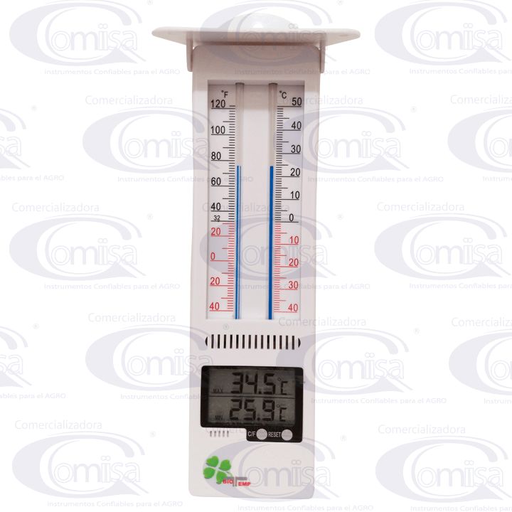 TERMÓMETRO Y MEDIDOR DE HUMEDAD AMBIENTE - Francel