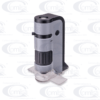 MICROFLIP ™ Microscopio de Bolsillo 250X • Clip adaptador para Celular • Luz LED y UV - Imagen 5